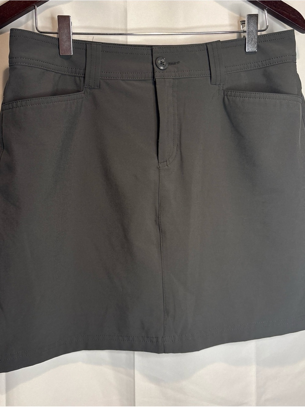 Eddie Bauer A-Line Skirt in Charcoal